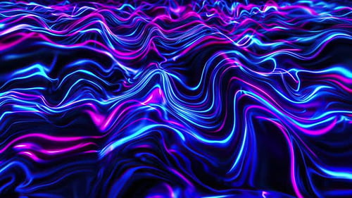Futuristische lila blaue Wellen