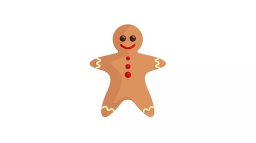 Animated Gingerbread Man Cookie Decoration