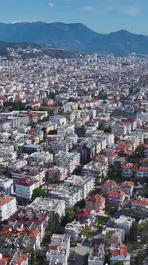 Aerial View of a Bustling Cityscape
