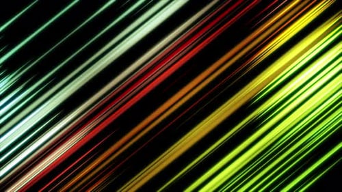 Dynamic Colorful Neon Streaks Background Animation