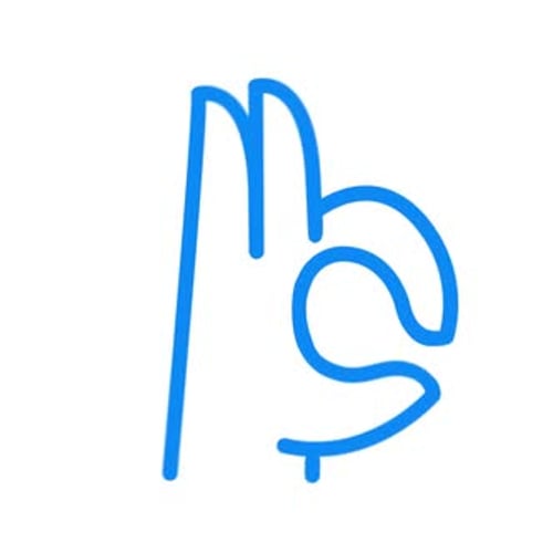 Exzellente Handgeste