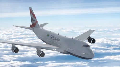Avión de pasajeros Tanzania