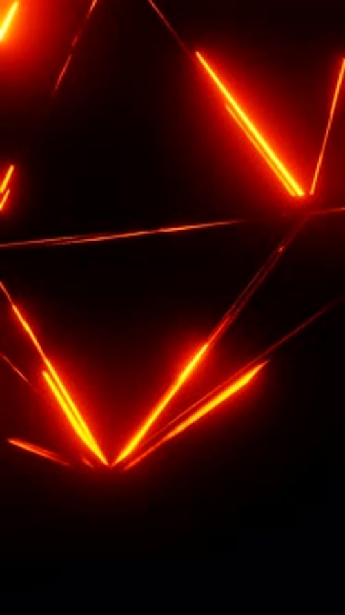 Abstract Neon Geometric Lines Vertical Loop Background