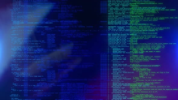 System Hacking Glitch and Noise Effects with Computer Program Cyber ...