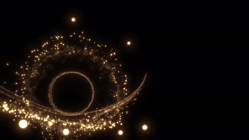 Particle Glow Trail 4K