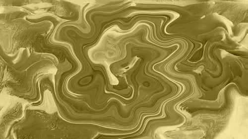 Abstract Flowing Liquid Gold Motion Background