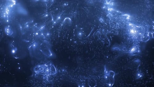 Aqua Blue Particles