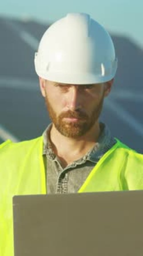 Technician Wearing Safety Gear Reviews System Diagnostics and Maintenance Guidelines for Sustainable