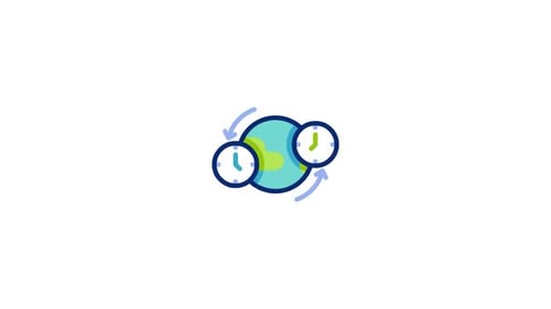 Timezone Animated Icon