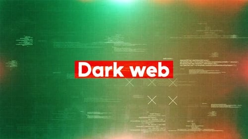 Dark Web Word sobre hackeo y ciberseguridad en la pantalla digital