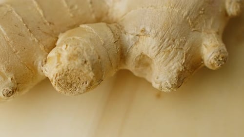 Ginger Root Close-Up Shot