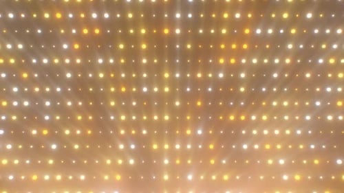 Beautiful Golden Shining Flashing Bright Spot Lights Rays Rising Up