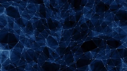 Digital Plexus Network Connection Loop Background