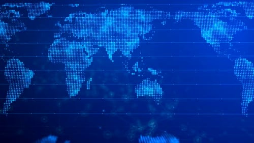 Digital World Map