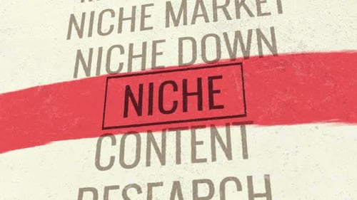 Nischenanimation zum Scrollen von Titeln in 3D