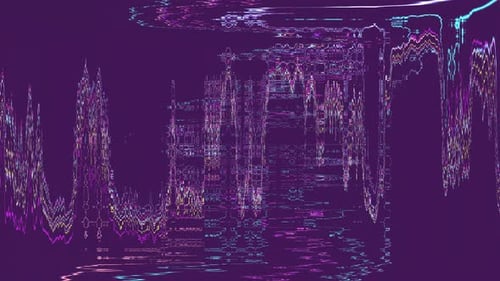 Arrière-plan abstrait Glitch Datamoshing