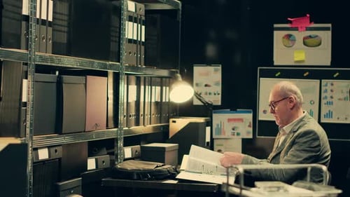 Private Investigator Organizes Archived Files for Easy Access