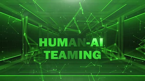 Futuristic Digital Data Network Tunnel Text Reveal