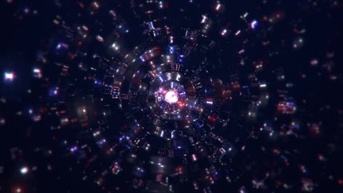 Glänzende glitzernde Disco-Spiegelkugel-Hintergrundanimation