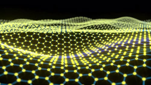 Mesh in the Form of Honeycombs AI Learning Education Able to Loop Endless