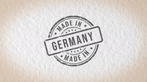 Made In Germany Stamp