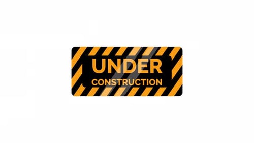 animated under construction zoom out icon animation alpha channel