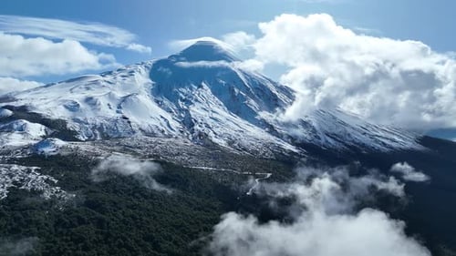Volcan Osorno de Llanquihue à Los Lagos au Chili.