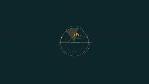 Looped Animation of a Round Load Indicator HUD Element