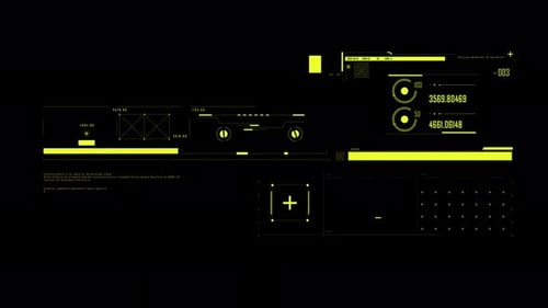 Elemento digital Hud com fundo transparente