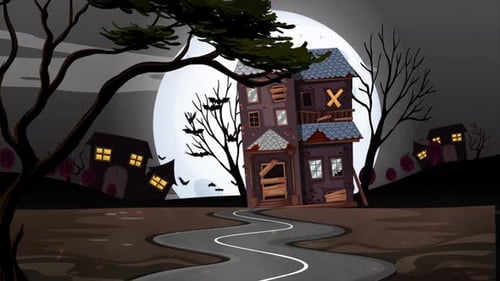 Halloween Background Texted Halloween 4K