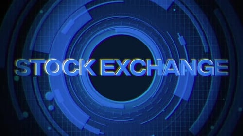 Stock Exchange On Futuristic Cyberspace Background Technology