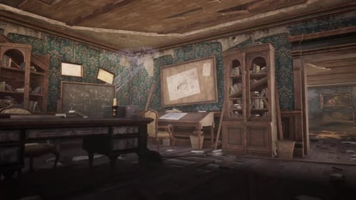 Habitación en casa antigua