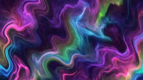 Abstract Colorful Fluid Marble Waves Background
