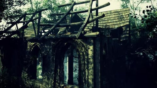 Ancient Ruins Stand Tall Amidst Whispers of Forgotten Stories in the Forest