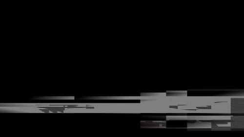 Corruption Collection: un fondo negro digital con un efecto de transición defectuoso de activación y desactivación