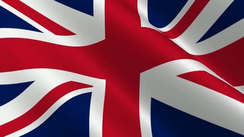 Waving Flag of the United Kingdom, Unique Background
