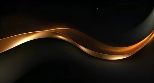 Schwarzer Luxus-Unternehmenshintergrund mit goldenen Linien
