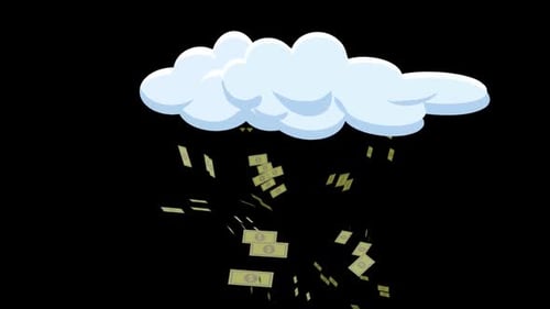 Cloud Money Falling