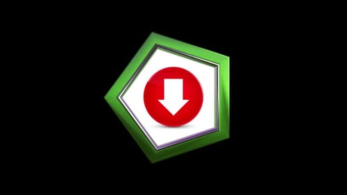 Laden Sie Arrow Icon Elegant Red Round Button V2 herunter