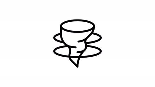Animation des Tornado-Liniensymbols