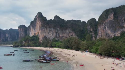 Railay Beach Limestone Cliffs