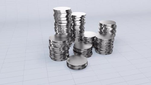 Tower Of Plain Silver Coin