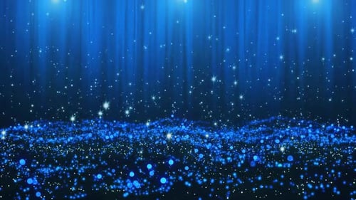 Rays of Hyperspace Digital Cyberspace with Particles and Digital Data Network Connections