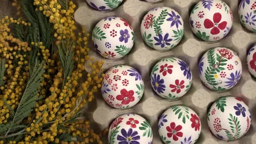 Easter egg is traditional symbol for religious holiday