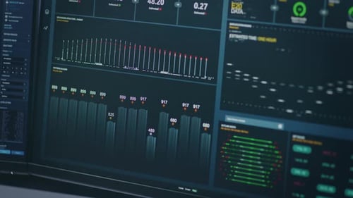 Big-Data-Server-Schnittstelle wird auf dem Computerbildschirm angezeigt