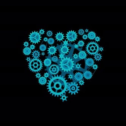 Gear Heart With Alpha Channel