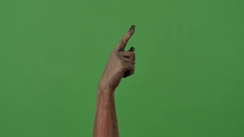 A Creepy Zombie Hand Taps and Swipes