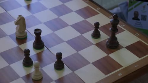 Gegner bewegen König und Bauer über das Brett mit dem Ziel, zu gewinnen