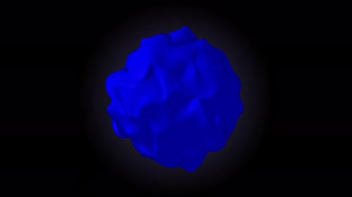 Glowing sphere wave with futuristic Orb. V 143