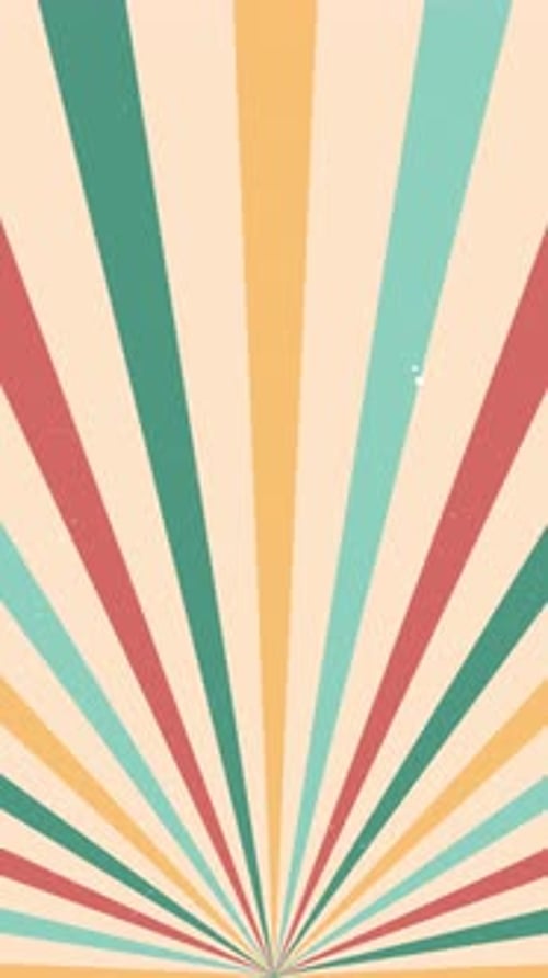 Retro Vintage Sunburst Pattern Distressed Background